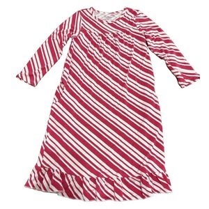 Sweet Bamboo Toddler Size 4 Girls Striped Pockets Soft Pink White